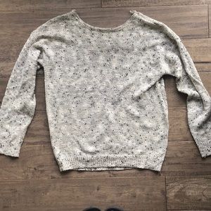 Open back sweater